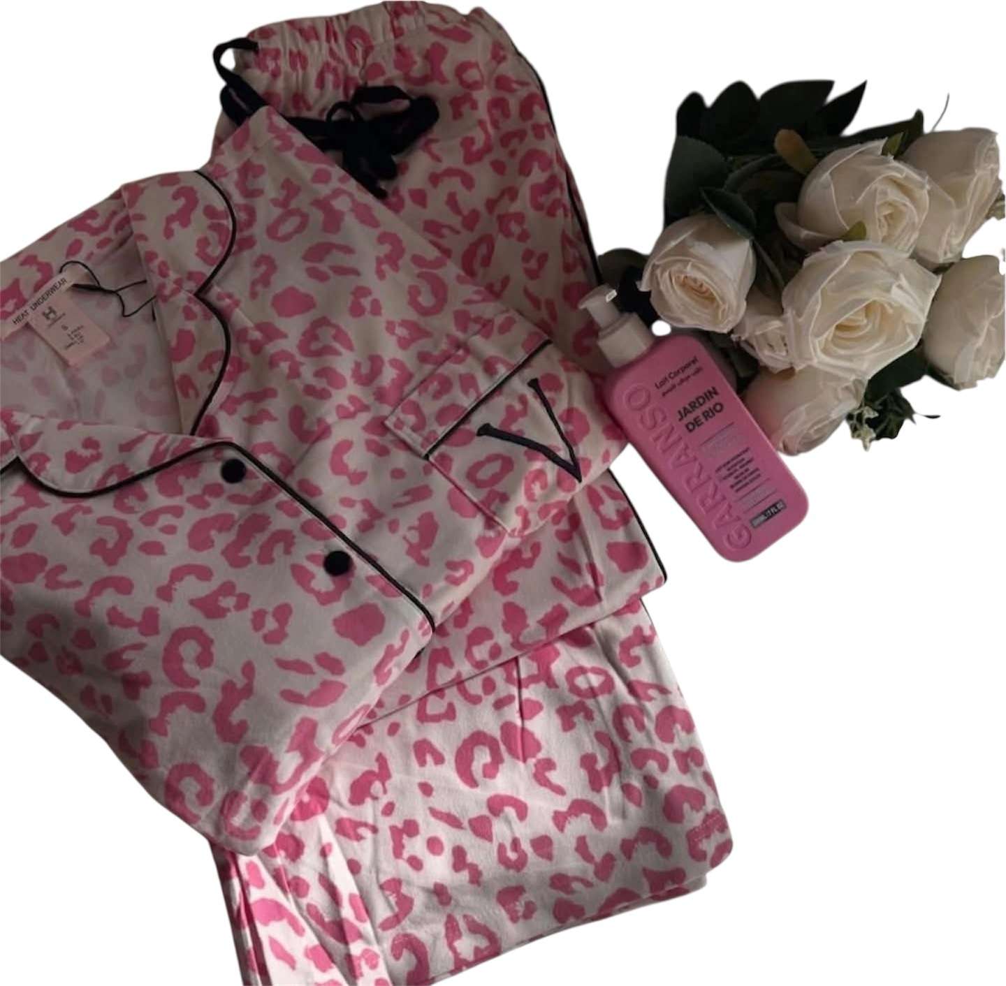 pyjama-coton-leopard-rose-leger-respirant